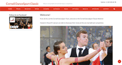 Desktop Screenshot of comp.cornelldancesport.org